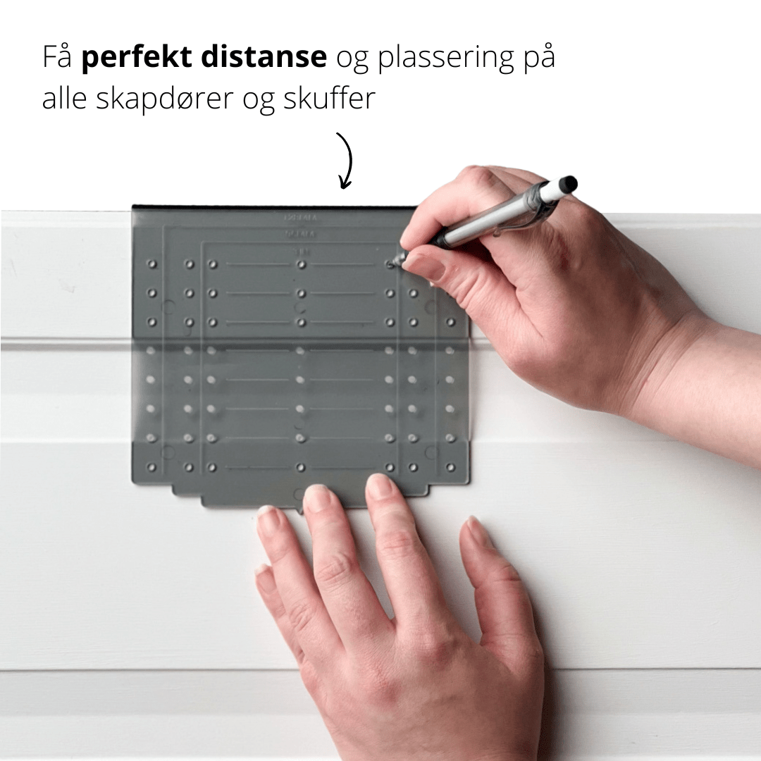 Borrmål för handtag och knoppar - Lindas Dekor