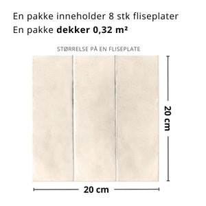 Katja sandar självhäftande plattor