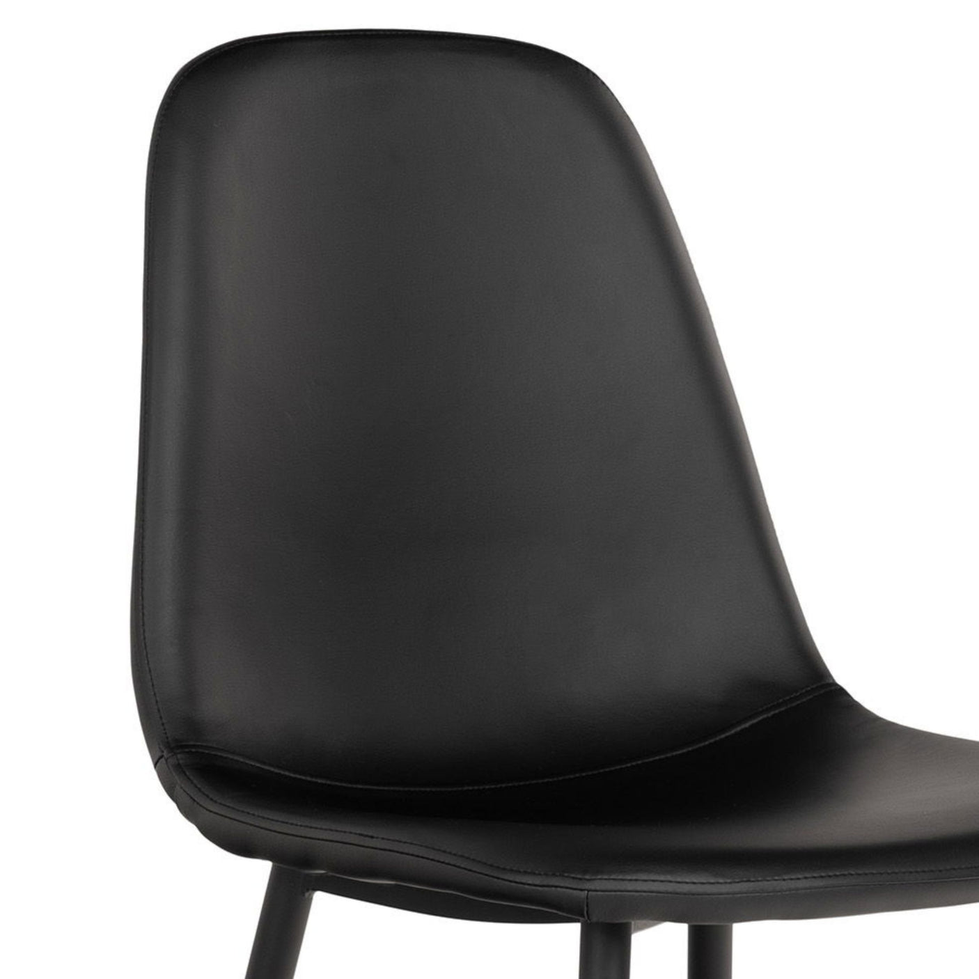 2-pk House Nordic Stockholm spisestol sort