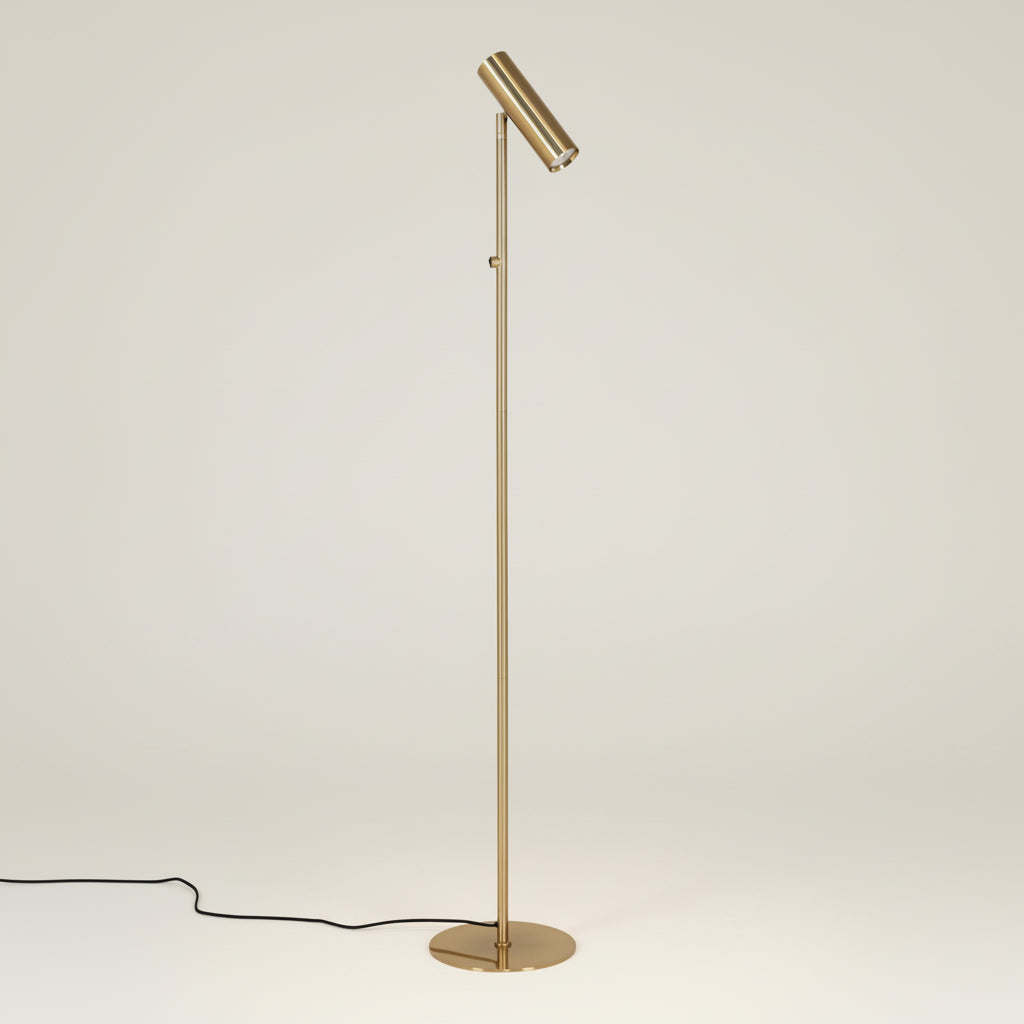 Paris golvlampa, mässing