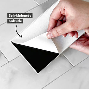 Vareprøve: Hailey marmor selvklebende veggfliser