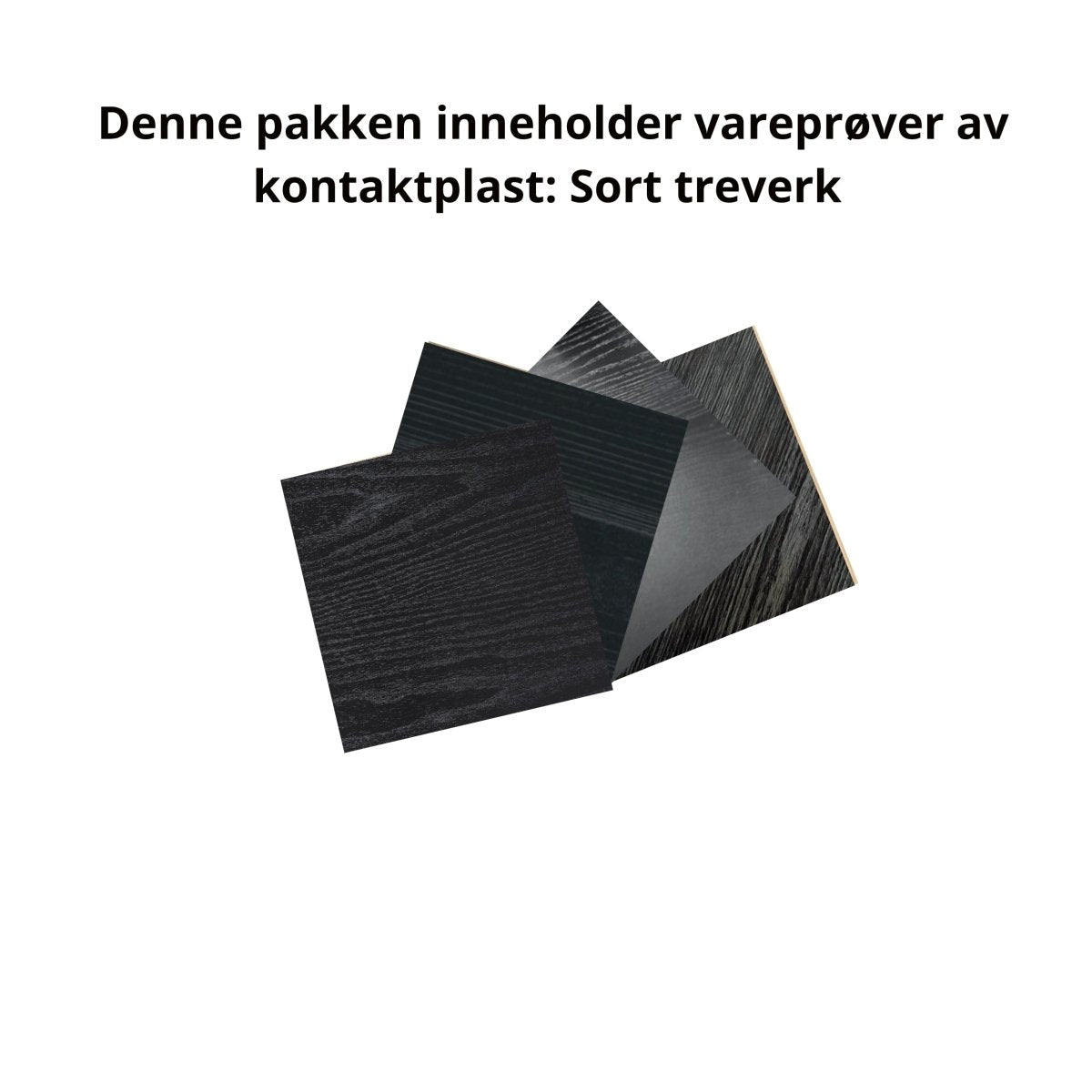 Pakke av vareprøver i treverk 