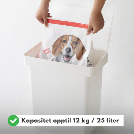 Oppbevaringsboks dyrefor hvit - Lindas Dekor