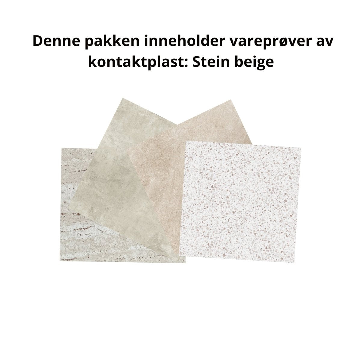 Pakke Stein beige kontaktplast - Lindas Dekor Vareprøve kontaktplast