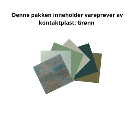 Vareprøver av de mest populære kontaktplastene vi har 