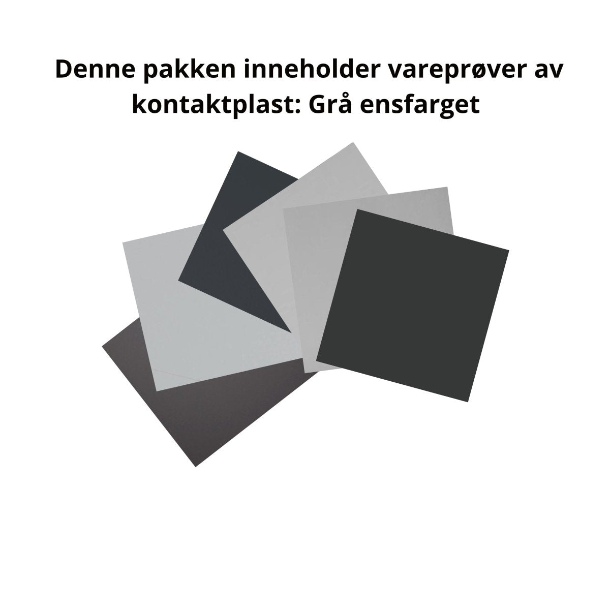 Pakke med grå kontaktplast 