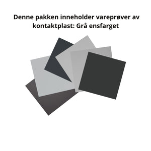 Pakke med grå kontaktplast 