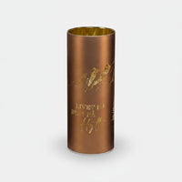 LED-ljus Livet vid stugan brunt 8 x 20 cm