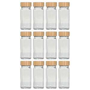 Krydderglass, firkantet 12-pk