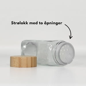 Krydderglass, firkantet 12-pk