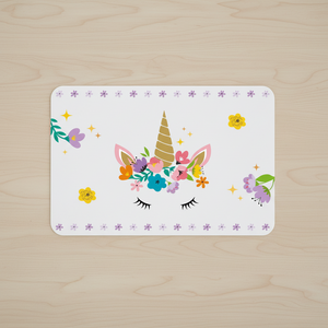 Bordbrikke Enhjørning transparent