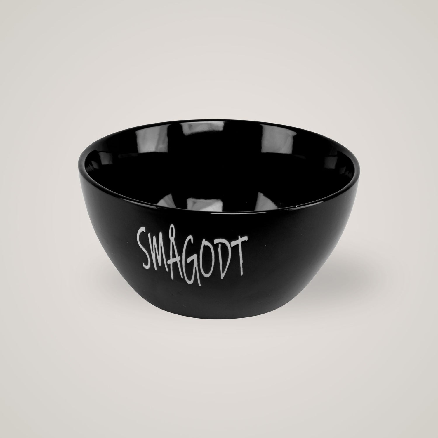 Sort serveringsskål til smågodt og snacks