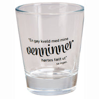 6-pk Shotglass jente tekster