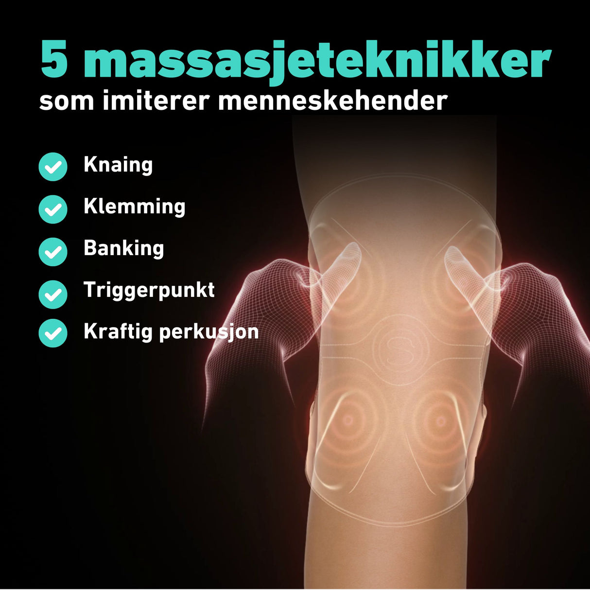 Kne massasje W3 Pro