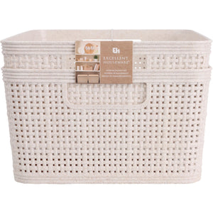 Kimo kurv vevd beige 2pk stor