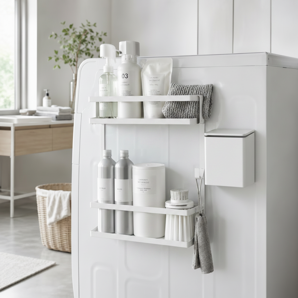 Smart set till vaskemaskin vit, 2 deler