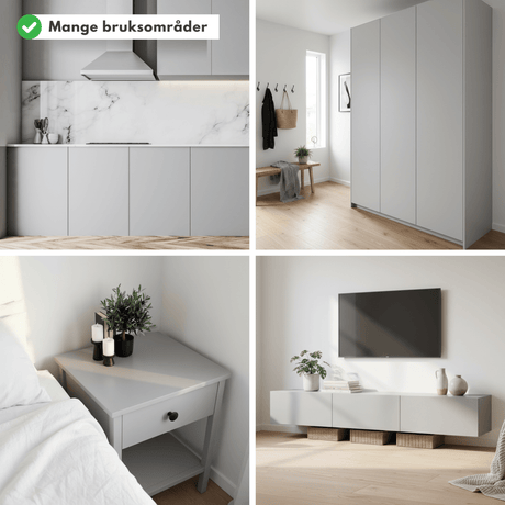 Premium Cloudy grey kontaktplast - Lindas Dekor