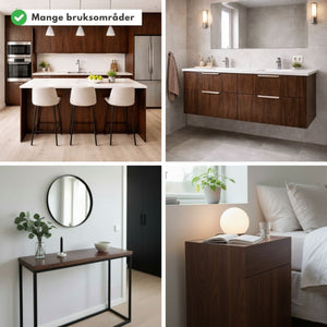 Walnut Deep kontaktplast - Lindas Dekor Kontaktplast