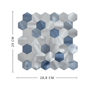 Happiness hexagon självhäftande väggplattor