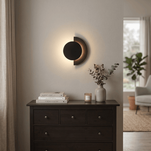 Mysti vegglampe sort reversibel 30,5 cm