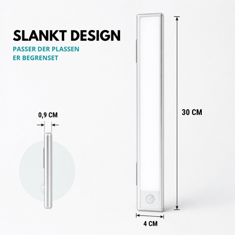 Oppladbar LED-list med bevegelsessensor 30 cm - Lindas Dekor LED-lampe