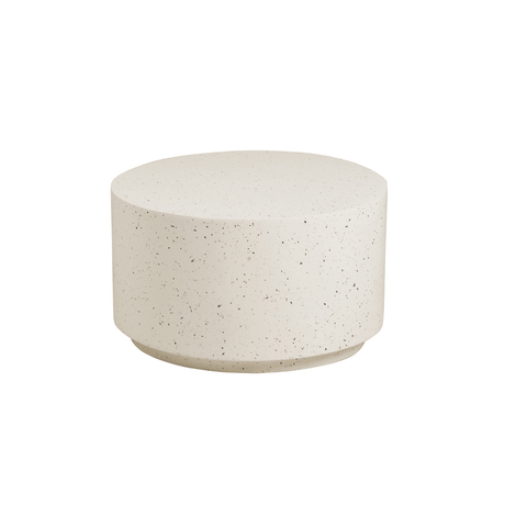 Bonn sofabord fiberclay terrazzo-look ø70 cm - Lindas Dekor Sofabord