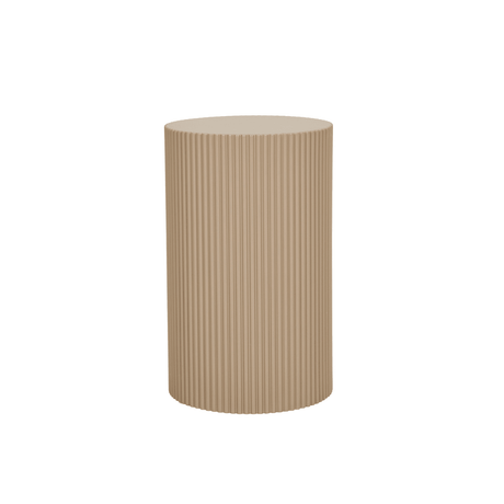 Farense sidebord mørk sand ø30 cm - Lindas Dekor Sidebord