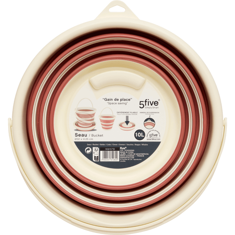 Fällbar hink 10 l assorterade färger