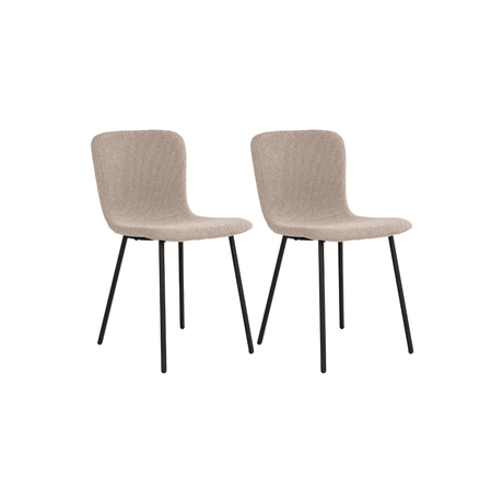2-pk Halden spisestol beige - Lindas Dekor Spisestol
