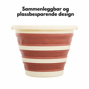 Fällbar hink 10 l assorterade färger
