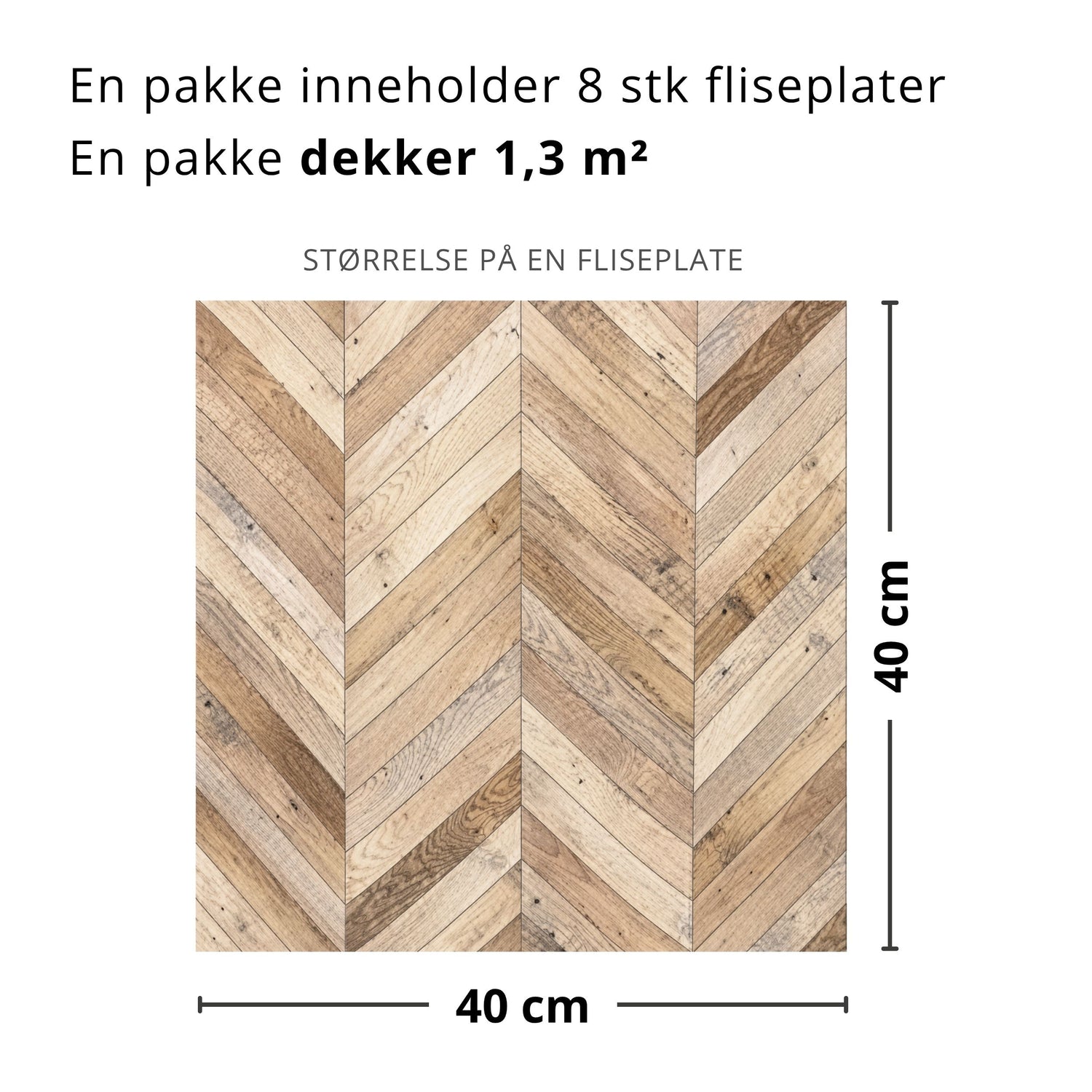 Nærbilde av trestruktur i fiskebein mønster med varme toner