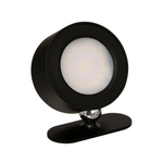 Uppladdbar svart LED-vägglampa med touch-dimning 9,2 cm