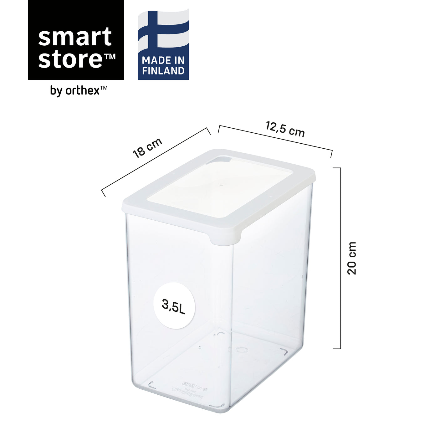 Stablebar tørrvarebeholder til kjøkken