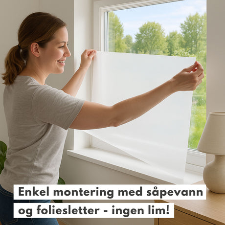 Exempel: Supreme Static Nordic Frost matt fönsterfilm