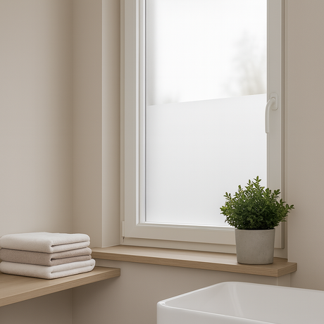 Exempel: Supreme Static Nordic Frost matt fönsterfilm