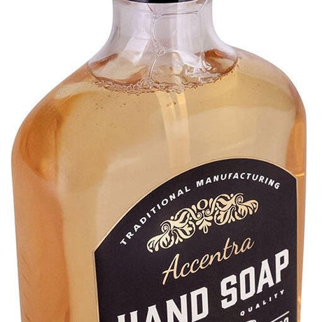 Dekorativ händersåpa i whiskyflaskestil