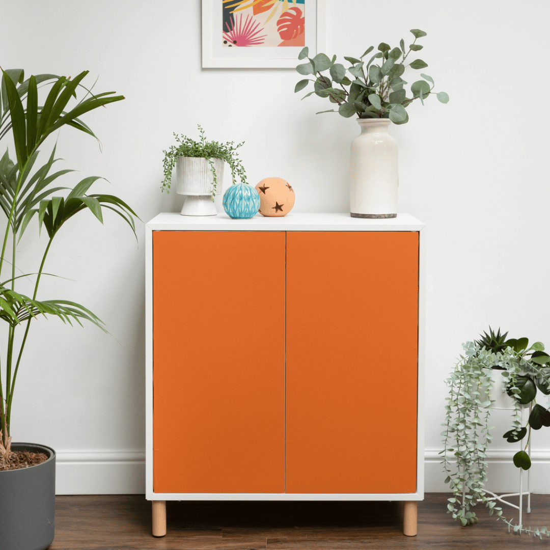 Vareprøve: Uni matt terracotta kontaktplast