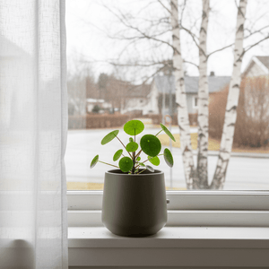 Amber potte – norsk vinduskarm