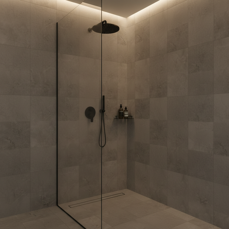 Amsterdam Grey självhäftande plattor