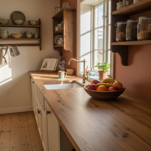 Brekstad eik – rustikt farmhouse kjøkken