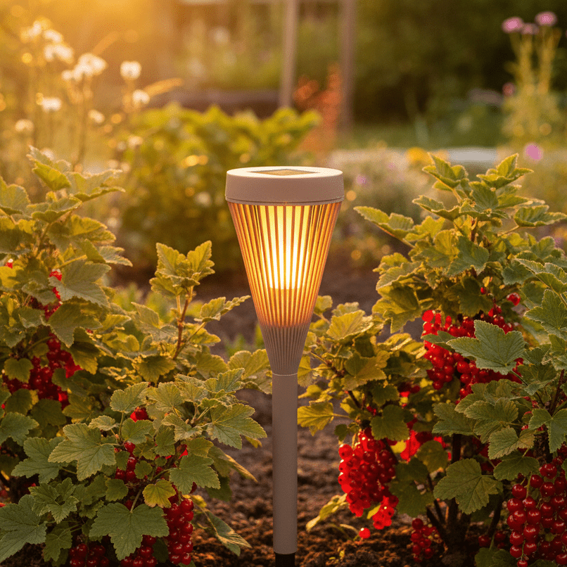 Brown solar light red currant