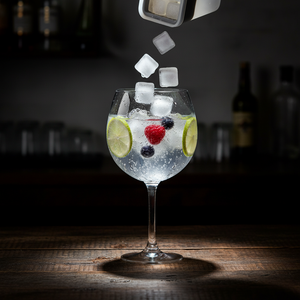 detalj av silikonform med isbiter