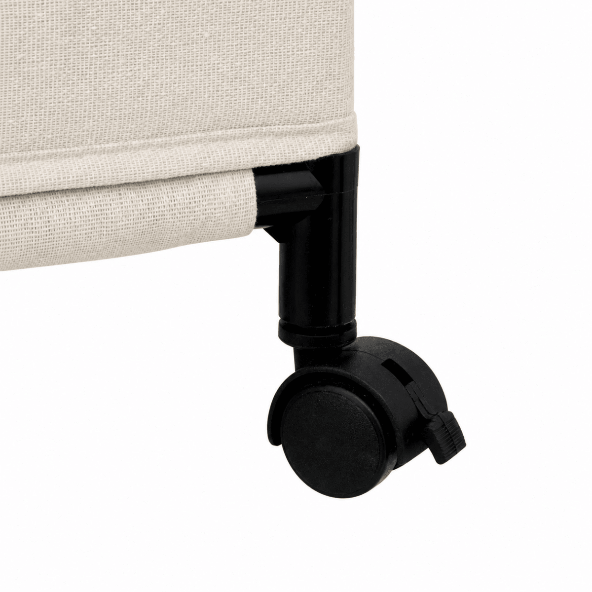 Oppbevaringsboks under seng med hjul beige 66 x 60 cm - Lindas Dekor Oppbevaringsboks