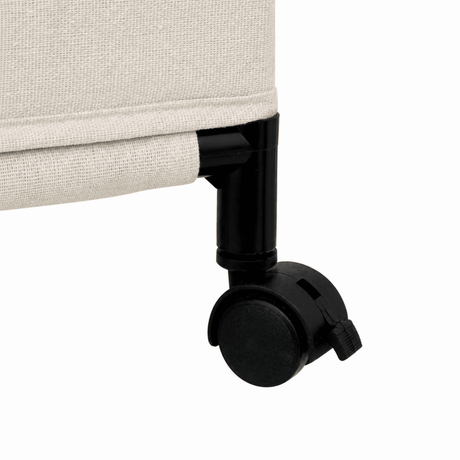 Oppbevaringsboks under seng med hjul beige 66 x 60 cm - Lindas Dekor Oppbevaringsboks