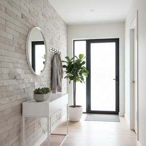 Calastra steinmønster kontaktplast i entré