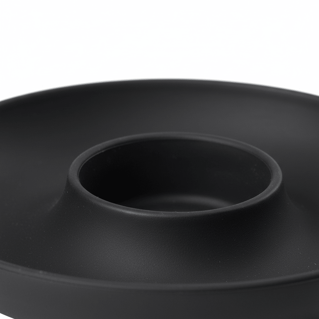 4 - pk Eggeglass m.holder sort - Lindas Dekor