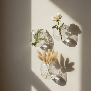 2 - pk DBKD Pebble veggvase liten + stor - Lindas Dekor
