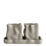 DBKD Herb pottesett 3 deler creme