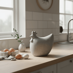 DBKD Concrete Hen 18 cm påskepynt - Lindas Dekor