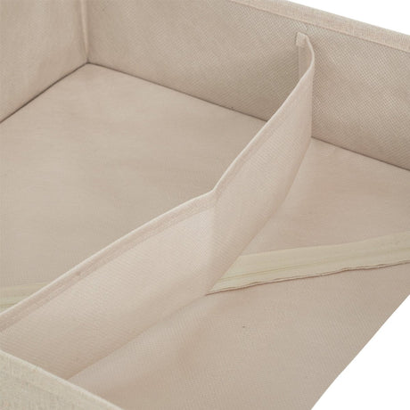 Skuffeorganiser 2 rom M beige 36x36 cm – detaljbilde 2